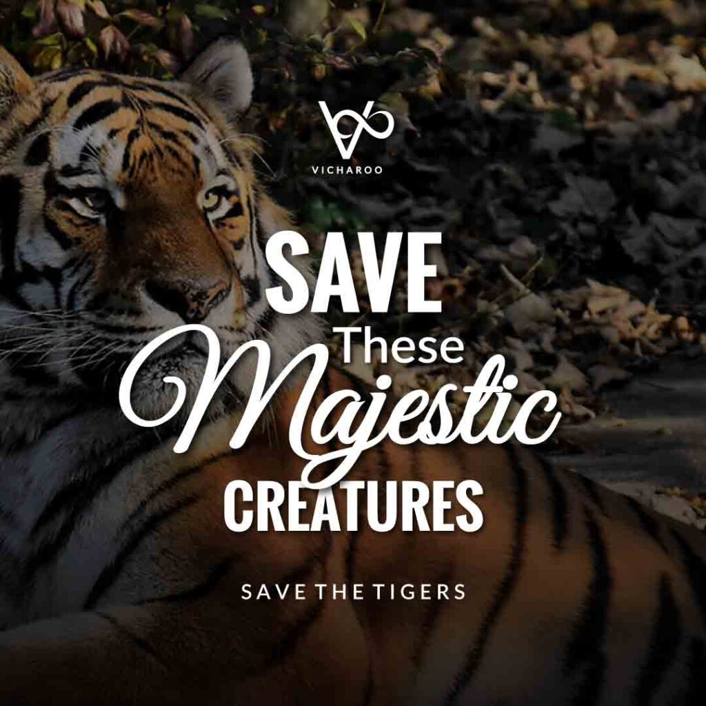 Save these majestic creatures | Save Tigers Slogans and Quotes | International Tiger Day