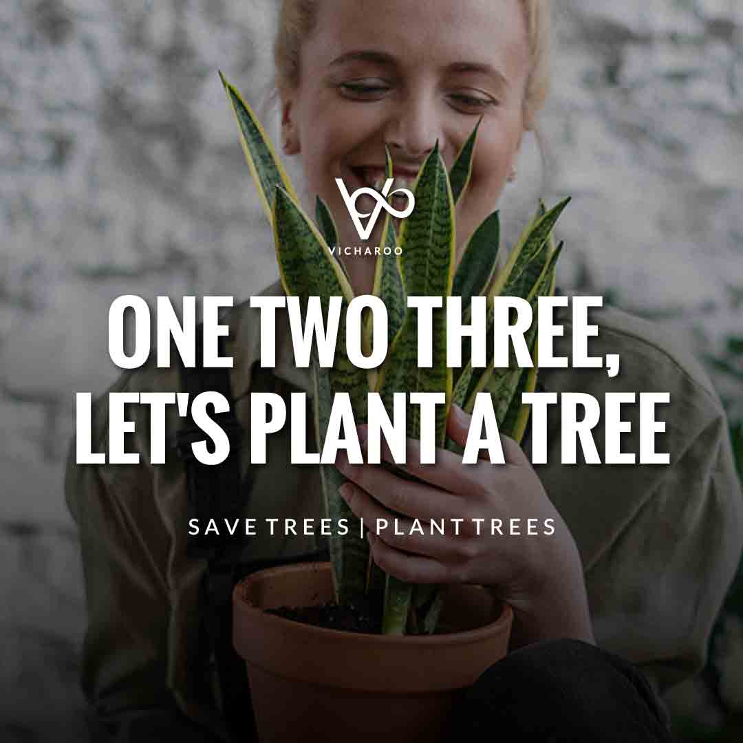 One two three, let's plant a tree | Save Forests | Tree Plantation Slogans & Quotes | Vicharoo