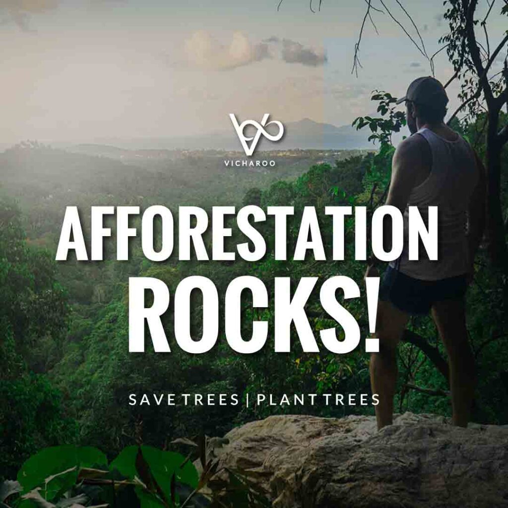 Afforestation rocks | Save Forests | Tree Plantation Slogans & Quotes | Vicharoo