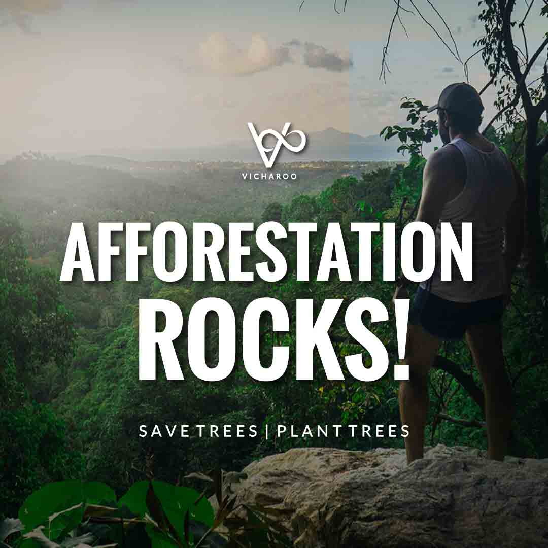Afforestation rocks | Save Forests | Tree Plantation Slogans & Quotes | Vicharoo