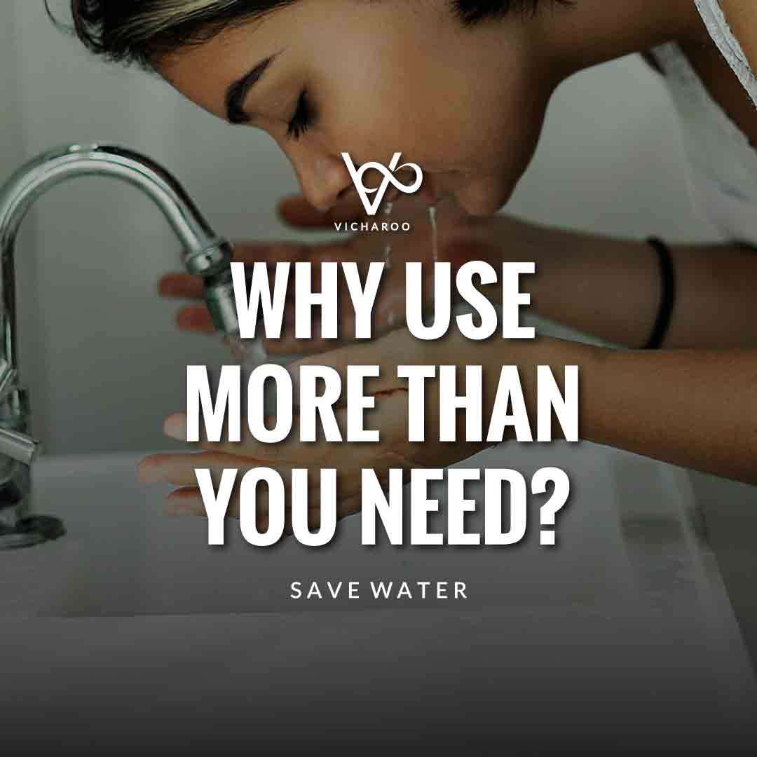 Why use more than you need? | Save Water | Water Conservation Slogans and Quotes