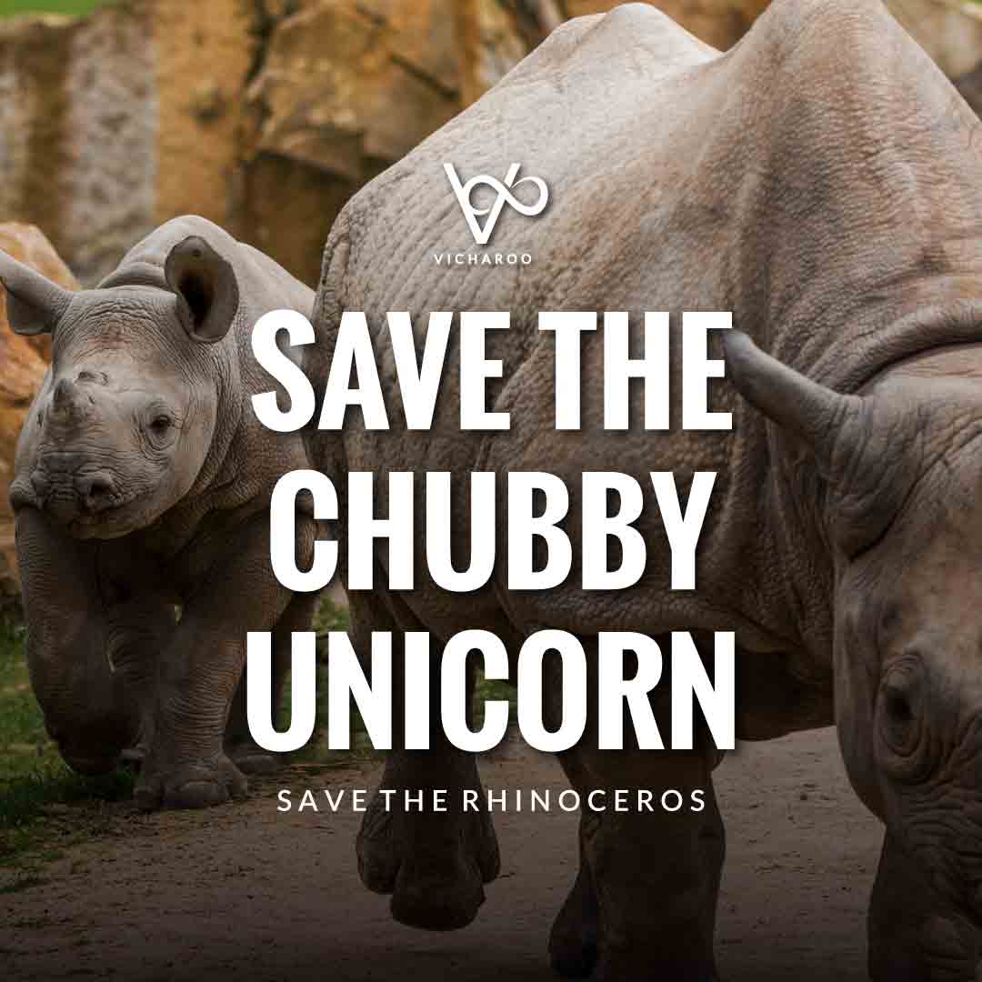 Save the chubby unicorn | Save Rhinoceros Slogans | World Rhino Day