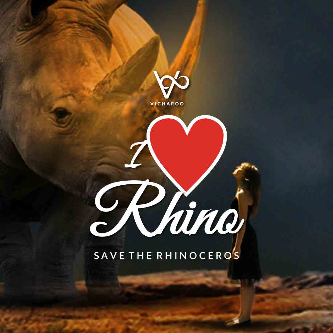 I love Rhino | Save Rhinoceros Slogans | World Rhino Day