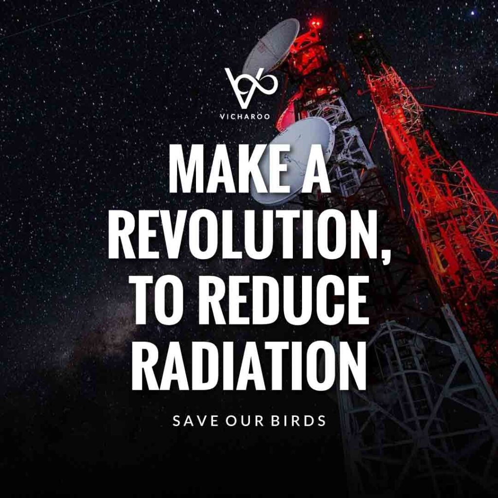 Make a revolution, to reduce radiation | Save Birds Slogans | National Wild Bird Day | Birds and Trees Day