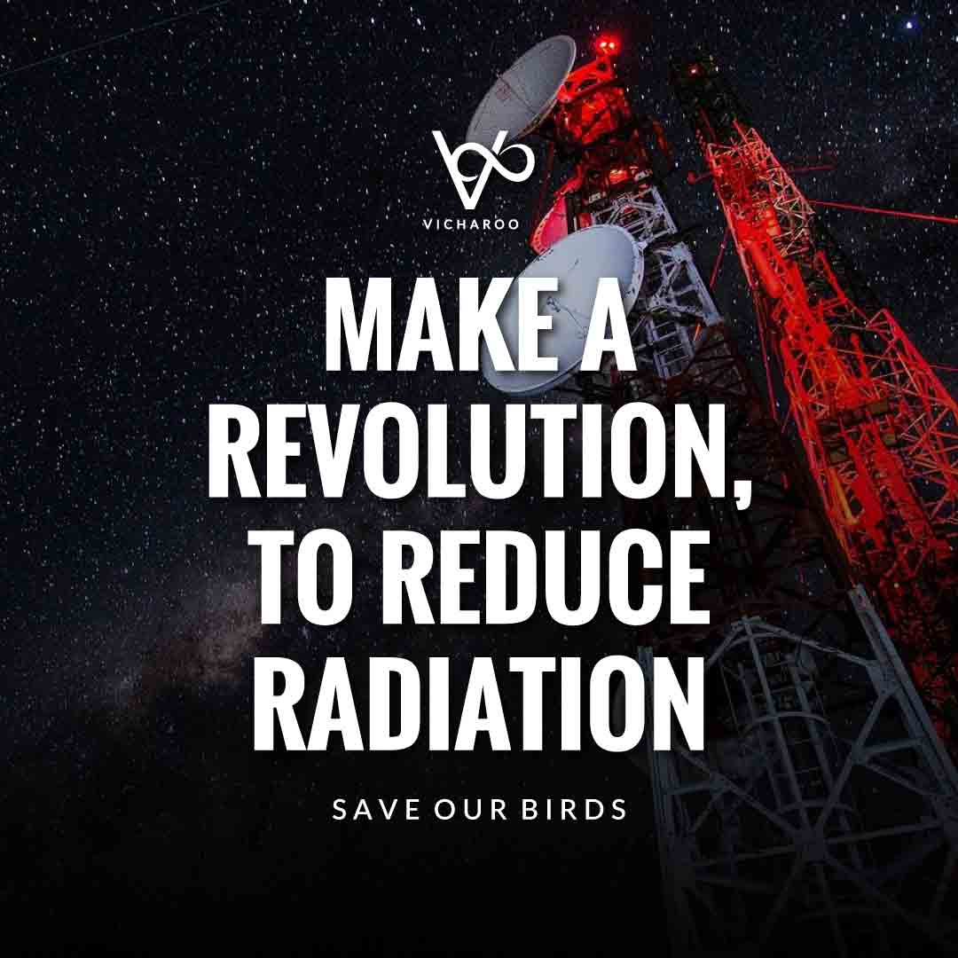 Make a revolution, to reduce radiation | Save Birds Slogans | National Wild Bird Day | Birds and Trees Day